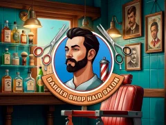 Jwèt Barber Shop Hair Salon Sim sou entènèt