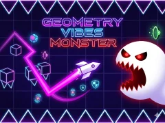 Jwèt Geometry Vibes Monster sou entènèt