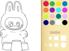 Jwèt Easy Labubu Coloring Book sou entènèt