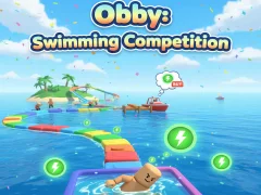 Jwèt Obby: Swimming competition sou entènèt