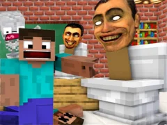 Jwèt Minecraft Skibidi Toilet sou entènèt