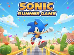 Jwèt Sonic Runner Game sou entènèt