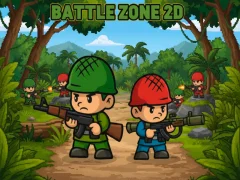 Jwèt Battle Zone 2D sou entènèt