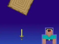 Jwèt Noob vs Pro But Knife Hit Minecraft sou entènèt