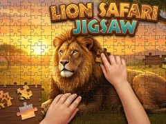 Jwèt Lion Safari Jigsaw sou entènèt