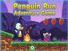 Jwèt Penguin Run Adventure Game sou entènèt