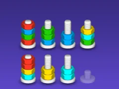 Jwèt Sort Puzzle - Nuts and Bolts sou entènèt