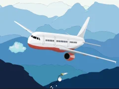 Jwèt Stickman Escape - Plane and Ship sou entènèt