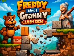 Jwèt Freddy Meet Granny Clash 2026 sou entènèt