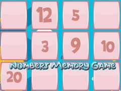 Jwèt Memory Game With Numbers sou entènèt