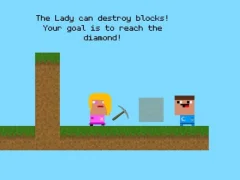 Jwèt Lady And Nubik Build And Dig sou entènèt