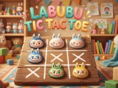 Jwèt Labubu Tic Tac Toe sou entènèt