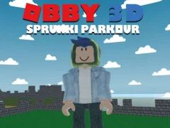 Jwèt Obby 3D Sprunki Parkour sou entènèt