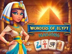 Jwèt Wonders of Egypt Mahjong sou entènèt