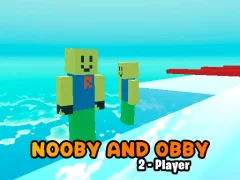 Jwèt Nooby And Obby 2-Player sou entènèt