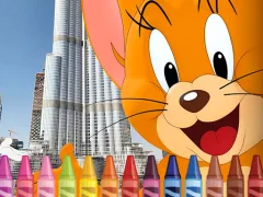 Jwèt Tom and Jerry Coloring sou entènèt