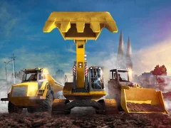 Jwèt Excavator Simulator 3D sou entènèt