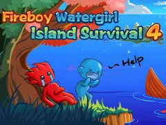 Jwèt Fireboy Watergirl Island Survival 4 sou entènèt