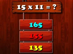Jwèt Multiplication Math Challenge sou entènèt