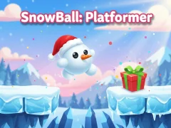 Jwèt SnowBall: Platformer sou entènèt