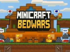 Jwèt Minicraft Bedwars sou entènèt