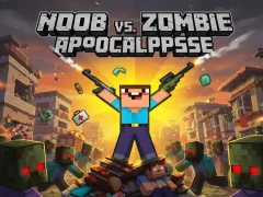 Jwèt Noob vs Zombie Apocalypse sou entènèt