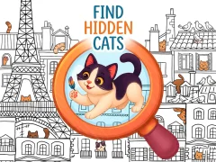 Jwèt Find Hidden Cats sou entènèt