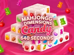 Jwèt Mahjongg Dimensions Candy 640 seconds sou entènèt