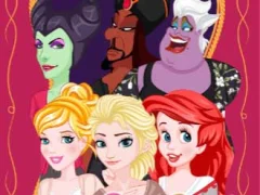 Jwèt Princess vs Villain Face Swap sou entènèt