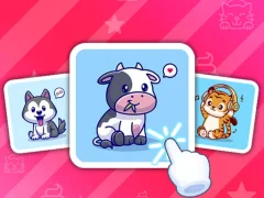 Jwèt Cute Animal Cards sou entènèt