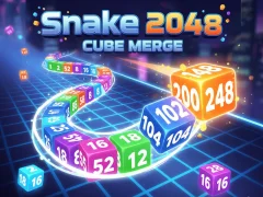 Jwèt Snake 2048: Cube Merge sou entènèt