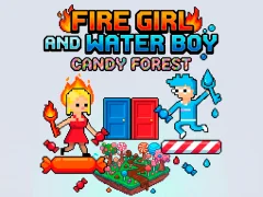 Jwèt Fire Girl and Water Boy Candy Forest sou entènèt