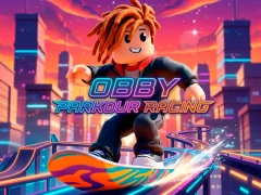 Jwèt Obby Parkour Racing sou entènèt
