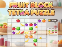 Jwèt Fruit Block Tetra Puzzle sou entènèt