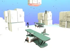 Jwèt Stickman Airplane sou entènèt