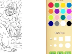 Jwèt Bigfoot Coloring Book sou entènèt