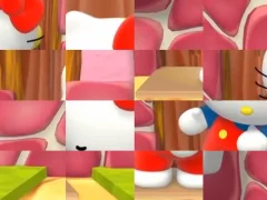 Jwèt Hello Kitty Video Puzzle sou entènèt