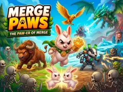 Jwèt Merge Paws sou entènèt