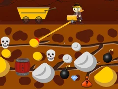 Jwèt Lady Gold Miner sou entènèt