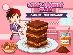 Jwèt Sara`s Cooking Class Caramel Nut Brownie sou entènèt