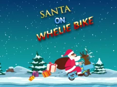 Jwèt Santa On Wheelie Bike sou entènèt