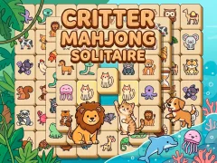 Jwèt Critter Mahjong Solitaire sou entènèt