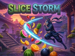 Jwèt Slice Storm sou entènèt