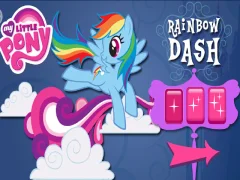 Jwèt Rainbow Dash's Cloud Bump sou entènèt