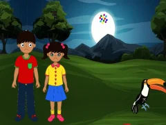 Jwèt Siblings Escape From Dark Forest sou entènèt