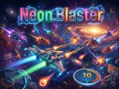 Jwèt Neon Blaster sou entènèt