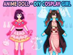 Jwèt Anime Doll - DIY Cosplay Girl sou entènèt