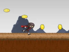 Jwèt Ninja Run sou entènèt