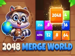 Jwèt 2048 Merge World sou entènèt
