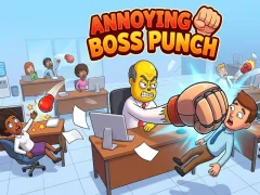 Jwèt Annoying Boss Punch sou entènèt